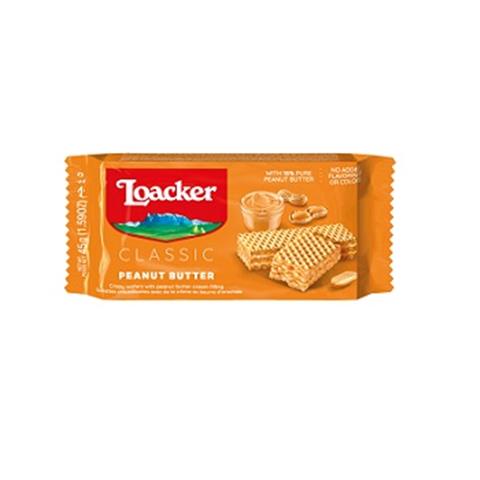 LOACKER PEANUT BUTTER  45G